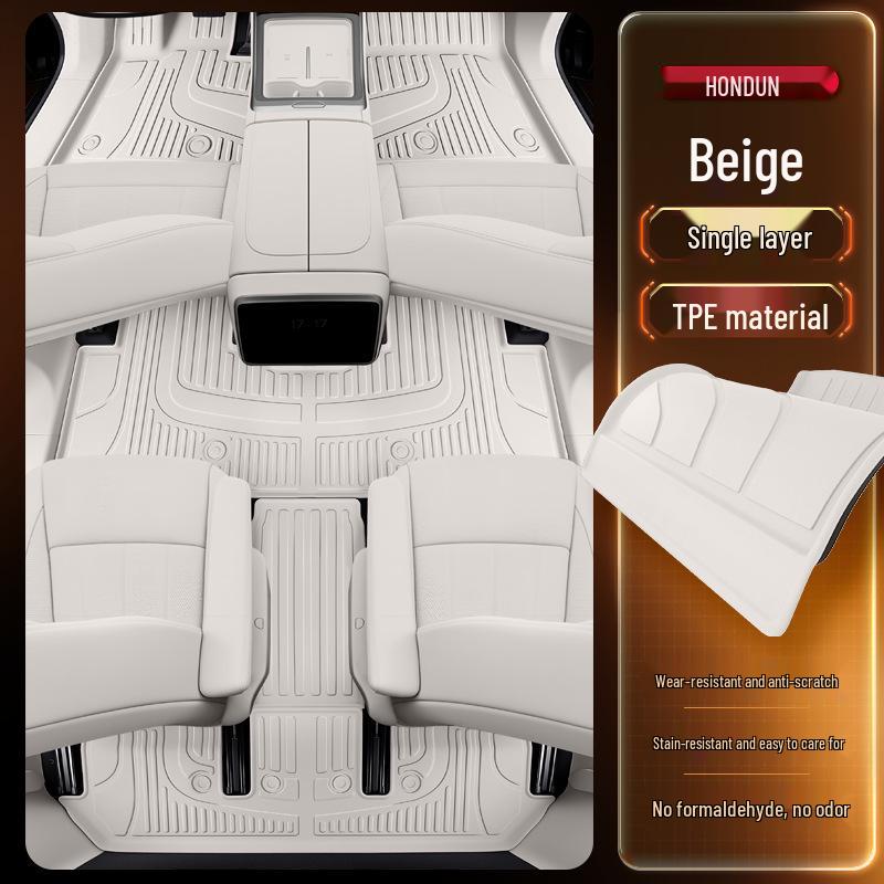 LeDao L90 Floor Mats TPE 2025 Model for Six-Seater & Seven-Seater Cars - Custom Interior Carpet Mats