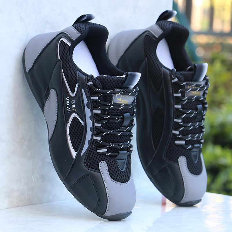 Men's Breathable Mesh Casual Shoes - Lightweight, Soft Sole, Trendy Running Sneakers for Autumn