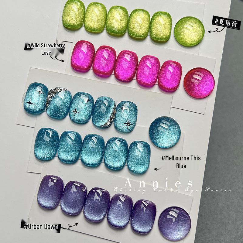 

Ennis Flash Chasing Light Cat Eye Nail Gel 2025 - Dopamine-Infused Salon Formula