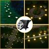 Solar Solar Cat-claw Lamp Outdoor Waterproof LED Pathway Markers for Garden Patio Lawn Camping Creative Animal Paw Decor Automatic Night Light