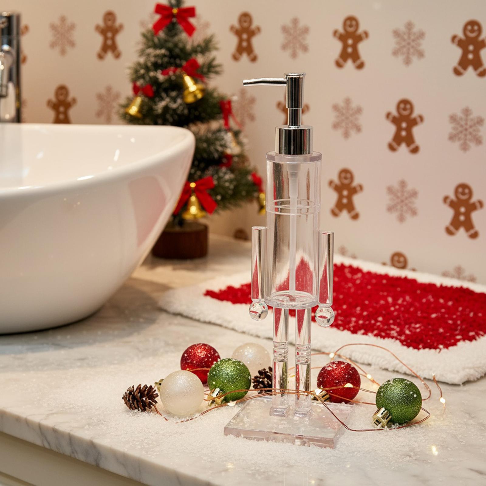 Nutcracker Soap Dispenser Transparent Foaming Hand
