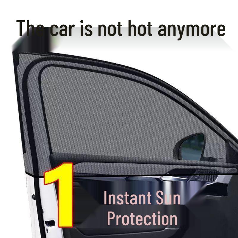 Universal Car Side Window Sun Shade & Mosquito Net Curtains