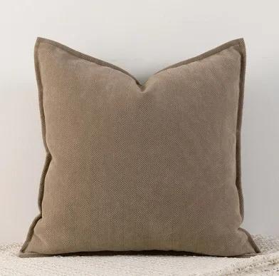 INS Living Room Sofa Throw Pillow Herringbone Pattern Chenille Cushion Bed Cushion Soft Cover Pillow Cover 30 50cm