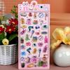 3D Japanese Cute Crystal Epoxy Relief Stickers Cartoon Bunny Bear Stickers Journaling Stationery Cute Stickers Gifts
