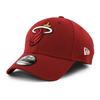 New Era Miami Heat 39THIRTY NBA TEAM CLASSIC FLEX FIT Stretch Fit Kappe, Rot, (Größe M/L (ca. 57,7–60,6 cm), m) [Gebraucht]