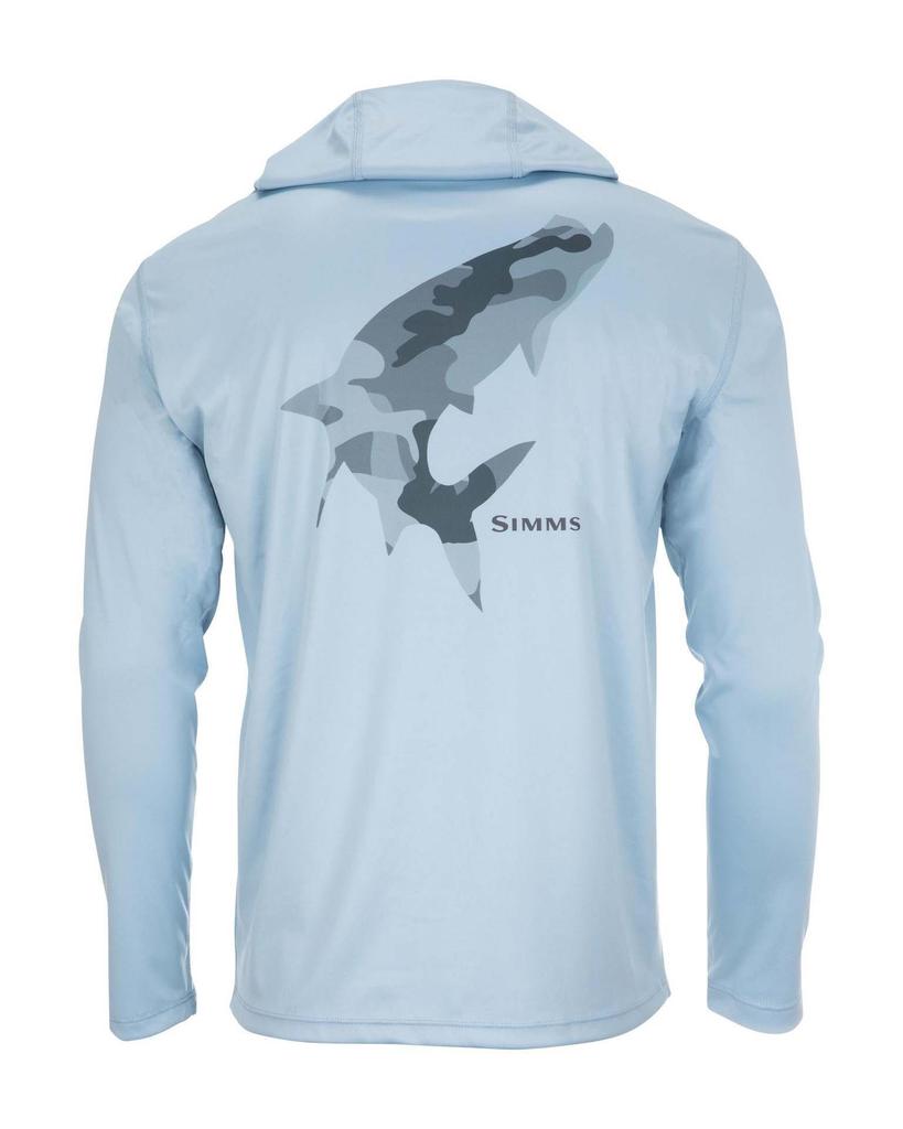 SIMMS Fishing Suit UPF50 Long Sleeve Hoodie Quick Drying Breathable Sunscreen Clothing Luya Outdoor T-Shirt New