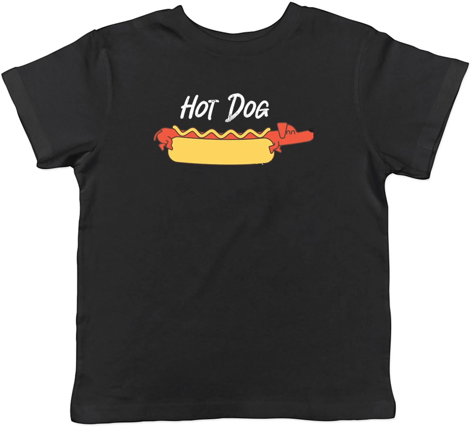 

Hot Dog Bun Funny Kids T-Shirt Sausage Doggy Childrens Boys Girls Gift 130