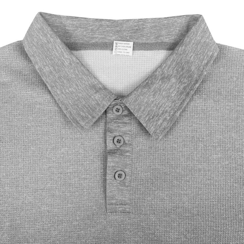 Men S Long Sleeve Polo Shirt Quick Dry Breathable Casual Golf Top