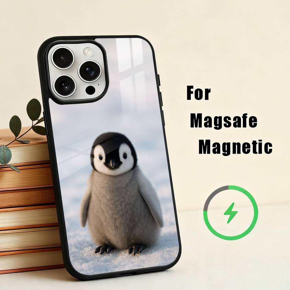 Animal P-Pingu Penguin  Phone Case For iPhone17,16,15,14,13,12,11 Plus,Pro Max Magnetic For Magsafe Wireless Charging