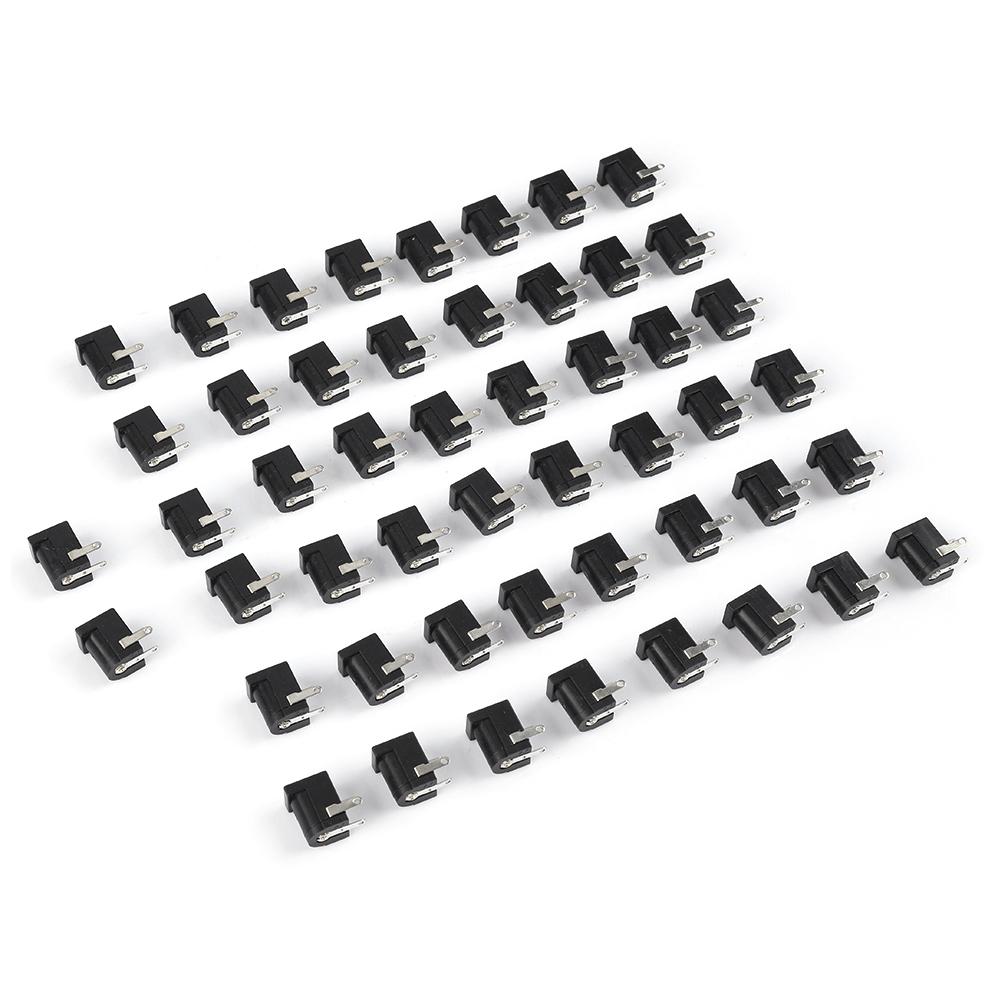 50PCS 5.5mm X 2.1mm DC Power Barrel Jack Adapter Breadboard