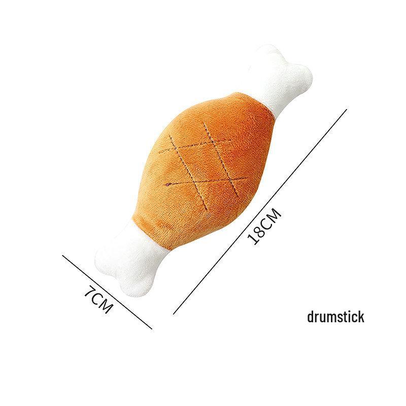 Squeaky Stunt Duck Dog Toy - Plush Chew & Sleep Companion for Pets