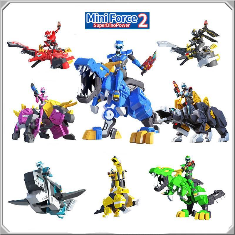 Mini Special Forces Toy Super Dino Power Mecha Transformation Robot For Boys