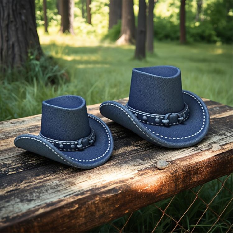 Cowboy Hat Silicone Candle Molds for Epoxy Resin Making Candle Soap Multunction Silicone Mould Temperature Resistant