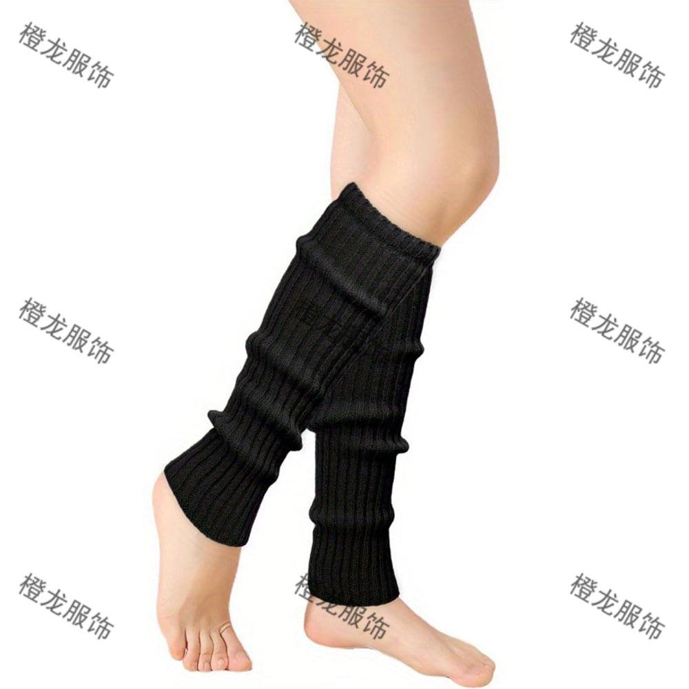 JK Women's Multi-color Wool Knit Leg Warmers - Versatile, Warm & Stylish Autumn/Winter Boot Covers