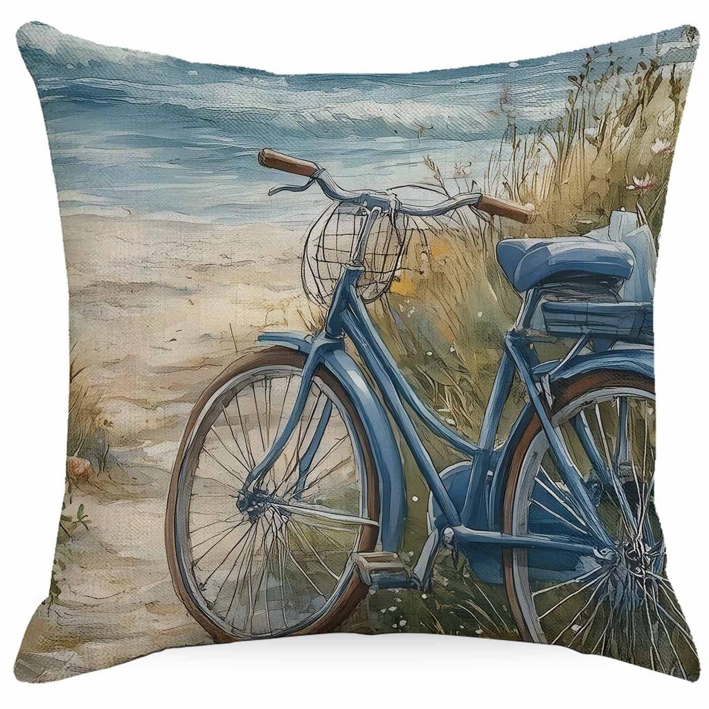 Explosive Coast Beach Pillow Case Summer Home Sofa Cushion Pillow Case
