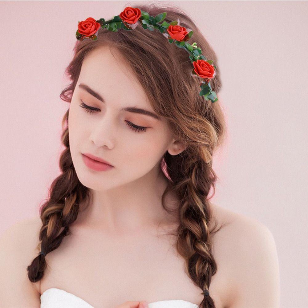 Hairbands Headbands Hair Jewelry Bride Headdress Hair Band Head Hoop  Women Girls Wedding