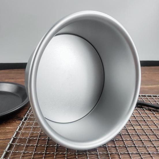 3Pcs/Set 2Inch Cake Baking Pan Useful Removable Bottom Aluminum Alloy Lightweight Round Cheesecake Pan