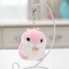 Bambole di peluche del fumetto Simpatici giocattoli di peluche Portachiavi di peluche Portachiavi Giocattolo per bambini Ciondolo per borsa Criceto animale 10 cm Peluche animale