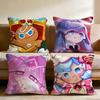 C-Cookie Run K-Kingdom Cushion Cover Home & Car Multi-Scene Pillow Cover - Reversible, Soft & Durable for Daily Use