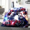 1Pc Transformers Optimus Prime Battle Scene Blanket For Couch Bed Plush Cozy Fuzzy Blanket Super Soft Warm Blankets For Fall And Winter 091879