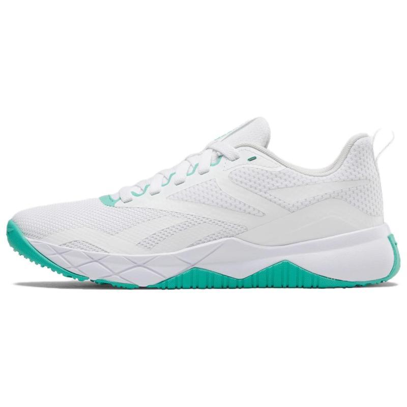 

Reebok NFX Low Top Training Shoes Women s White Green Sneakers 100205409 38