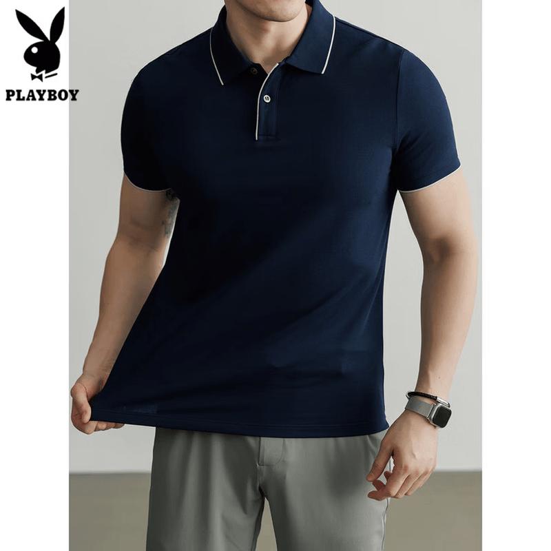 PLAYBOY Men s 2026 Summer Short-Sleeve Polo Shirt 3XL 185