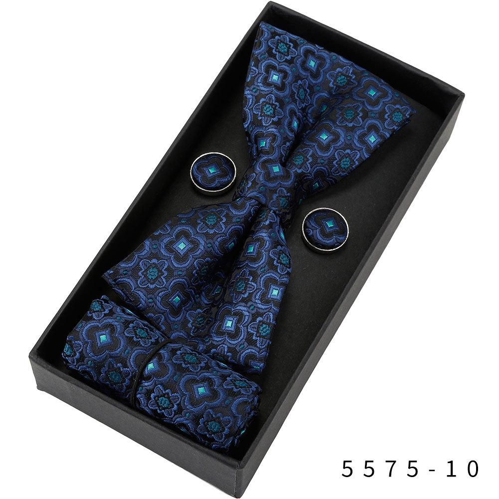 

Мужской набор в корейском стиле: галстук-бабочка, запонки и нагрудный платок - формальный и повседневный аксессуар для жениха на британской свадьбе