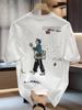 Cute Camping Adventure Graphic Tee With Cartoon Suv And Tent Print 100 Cotton Mens Tshirt Summer Outdoorinspired Casual Top
