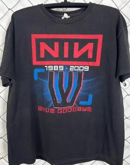 

Nine Inch Nails X Jane’s Addiction Short Sleeve Black Unisex T shirt S5XL Unisex T-Shirt S