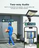 6MP Outdoor Solar Street Light Camera, 20X Zoom, Full Color Night Vision, PTZ, Dual Picture