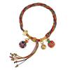 Colorful Knitting Bracelet With Pendant Temperament Versatile Wristlace Birthday Christmas Gift