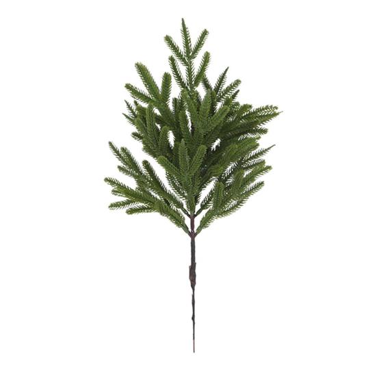 5/10 Pezzi Rami di Pino di Norfolk Illuminati Natale Rami Artificiali di Aghi di Pino con Luce LED Pre-illuminati Finti Piante Verdi Decorazione per Feste