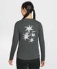 NIKE Long Sleeve Running T-Shirt W - Dark Smoke Grey: Oxygen Purple / Iq3749-070