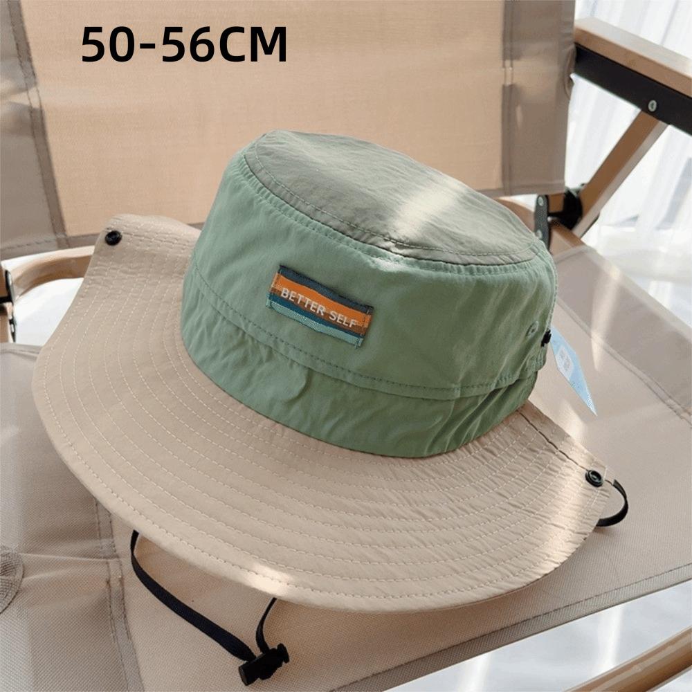 Sombrero de Campaña de Ala Ancha Moda Secado Rápido Material Delgado Sombrero de Pescador Protección Solar Resistente a los Rayos UV Gorra Senderismo al Aire Libre