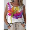 Women's Tank Top Print Floral Stylish Modern Sleeveless Crew Neck Regular Tops Daily Holiday Summer