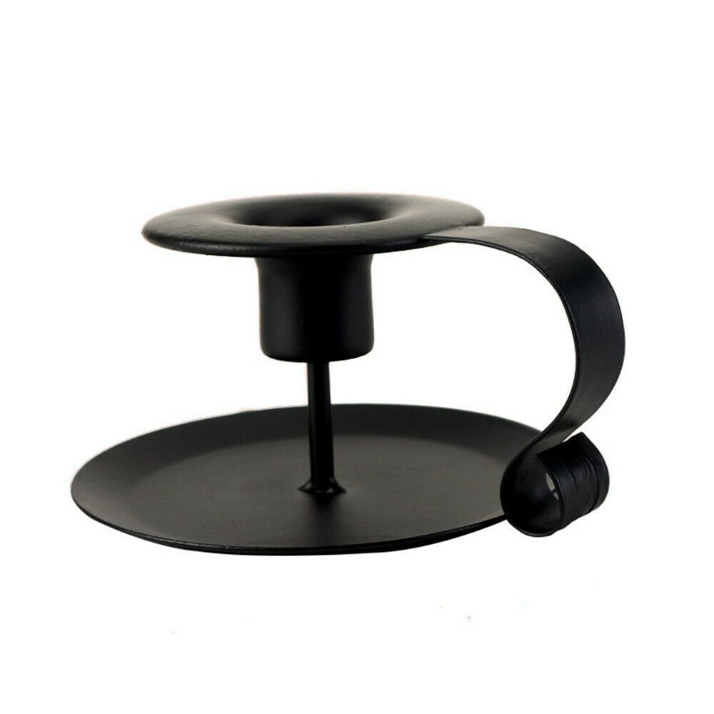 Black Decor Wedding Candelabra Stick Svícen Jídelní kovový svícen