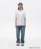 MAHAGRID Back Third Logo Tee White(Mg2Fmmt502A)