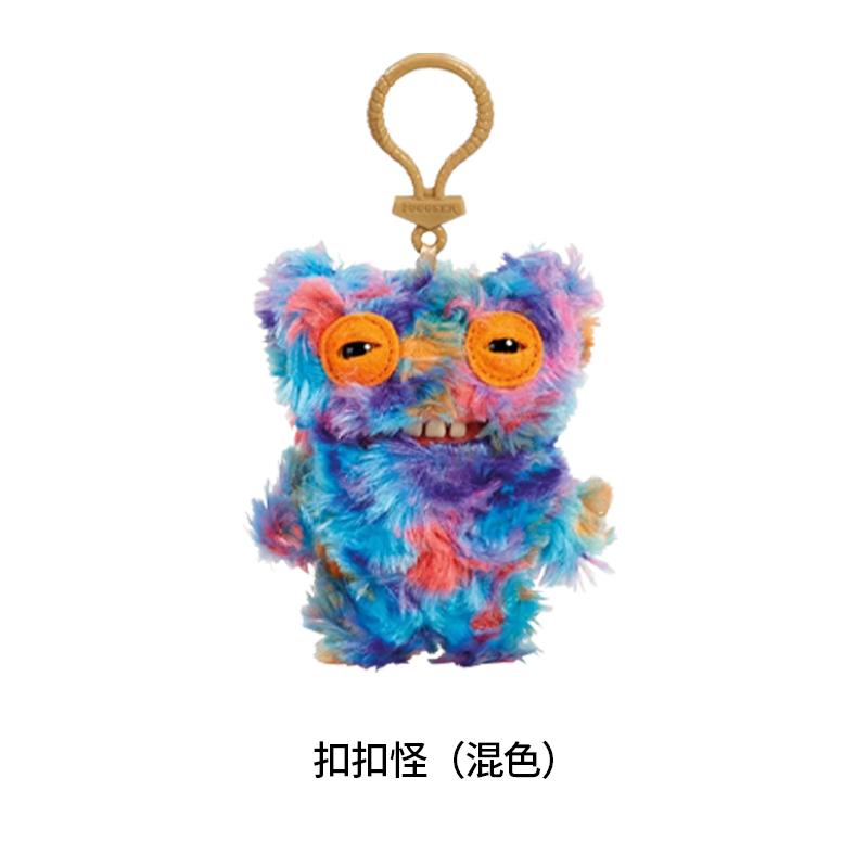 10cm Fuggler Cute Tooth Monster Funk Tooth Treasure Plush Keyrings Kawaii Mini Series Baby Funny Plush Doll Ornament