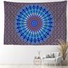 Red and Blue Mandala Tapestry Wall Hanging Hippie Tapiz Bohemian Psychedelic Witchcraft Living Room Dormitory Home Decor