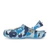 BAPE X Crocs Classic Clog ABC Camo - Blue Unisex Sneakers 209627-4TB