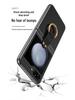 Samsung Z Flip7 FE Electroplated Ring Stand Hard Shell Case, Compatible with Flip6/5/4/3