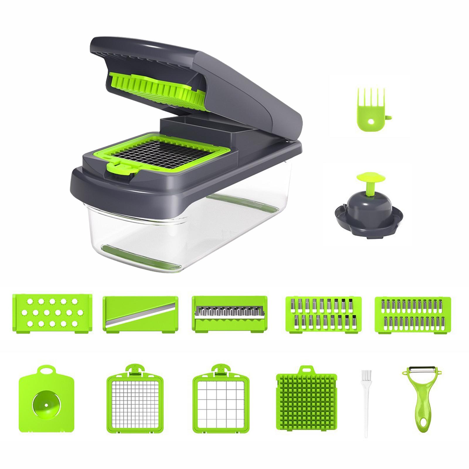 

Vegetable Cutter Save Hours In The Kitchen Every Week For Busy Men Women зелений