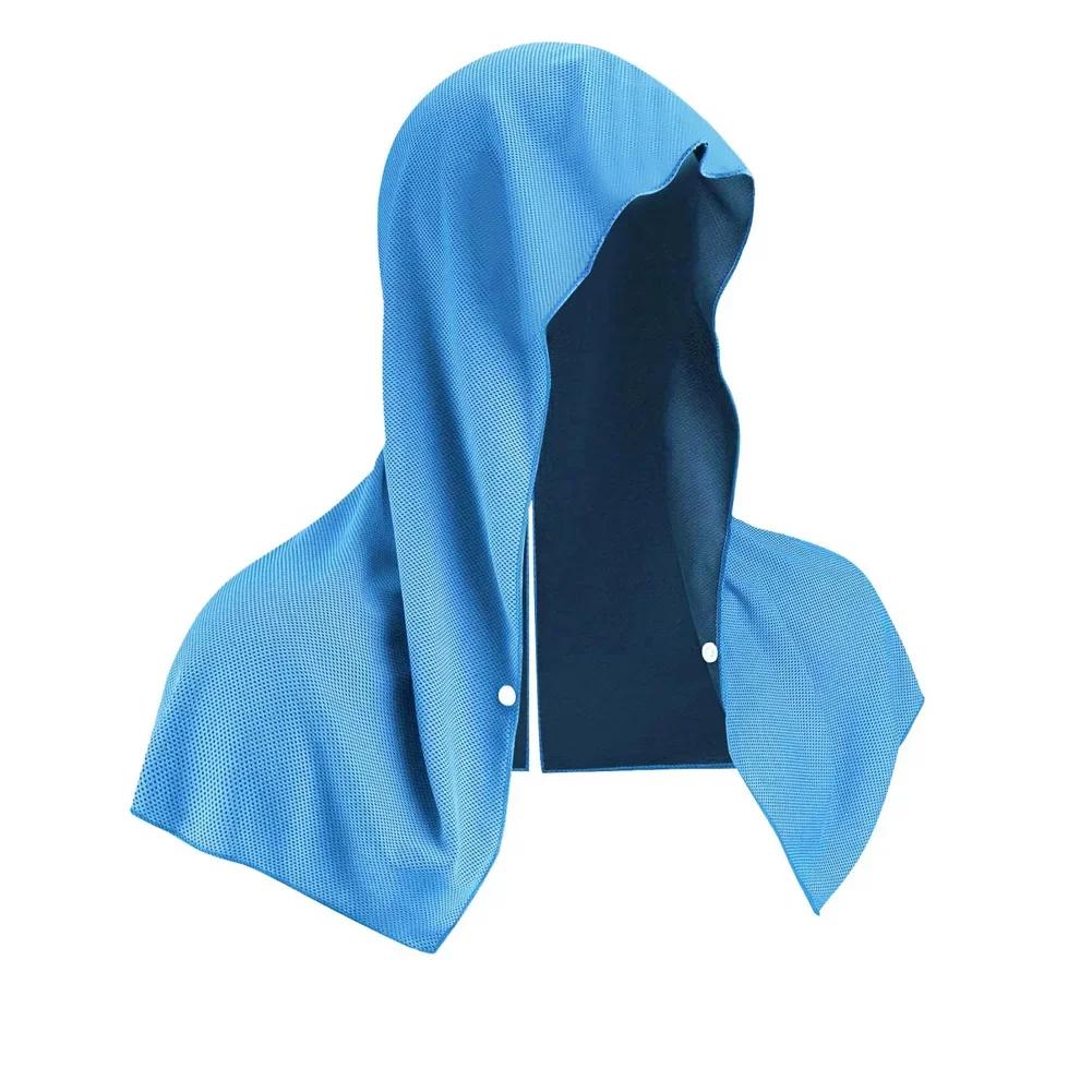 Cooling Hoodie Towel Cooling Towels Quick Drying Absorbent Towels for Neck and Face UV Protection Sport Workout Camping Cycling