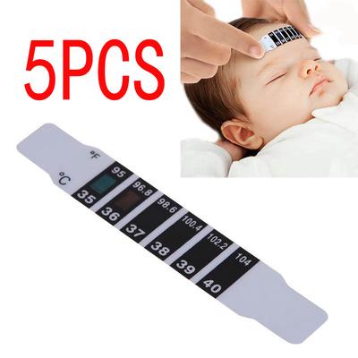 Kopf Thermometer Streifen Band Fieber Baby Kinder Erwachsene Temperatur Test