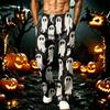 Herren Locker geschnittene Jogginghose mit Taschen Halloween-Print Schweißhose für Freizeit und Training