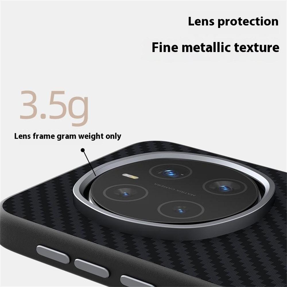 ABEEL Für Honor Magic7 5G Hülle Kompatibel mit MagSafe Rückseite mit Kohlefasertextur