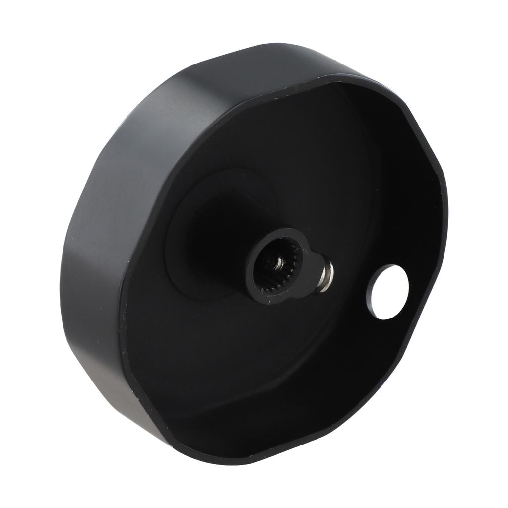 Modern Bathroom Renovation 74mm Bathtub Control Knob Bathroom Accessory Set Black Knob User-friendly Operation