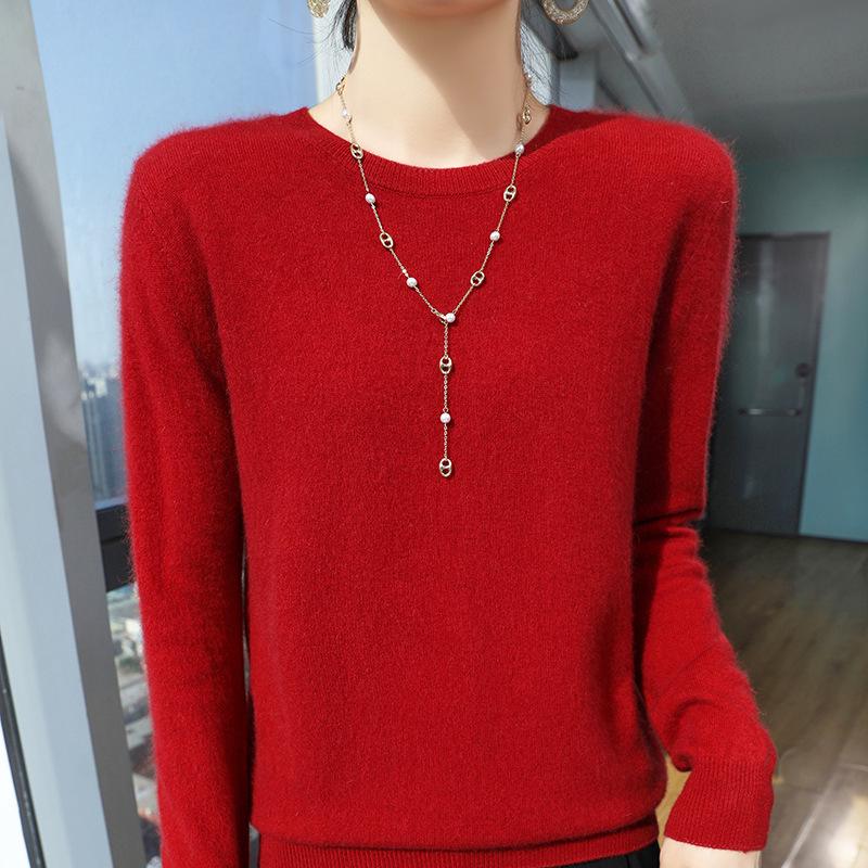Women's Premium Pure Wool Slimming Knitwear Top