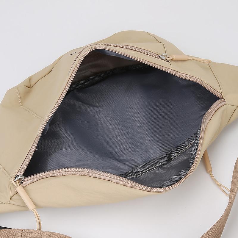 Women's Large nylon Waist Bag Casual Travel Phone Belt Pouch Fanny Pack Banana Bag - Fashionable Belt Bag for Women