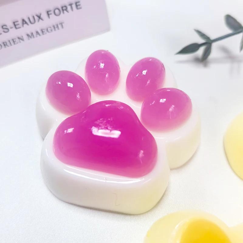 

Plush Taba Squishy Cat Paw Fidgeting Toys Tactile Stress Ease Toy For Kids Adults Anxiety Relaxation, Squeeze Gift For Friends